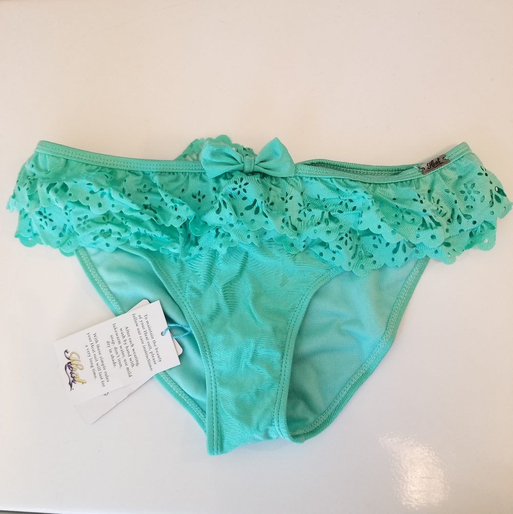 NWT Heat Bikini Bottom - Green - Sz Medium